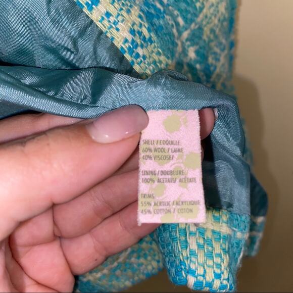 🦬FREE PEOPLE Wool blend tweed jacket size XS - Picture 7 of 8